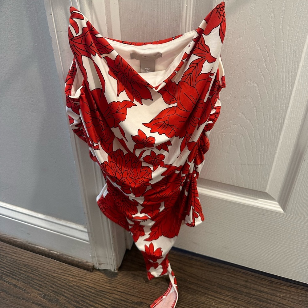 H&M red bodysuit